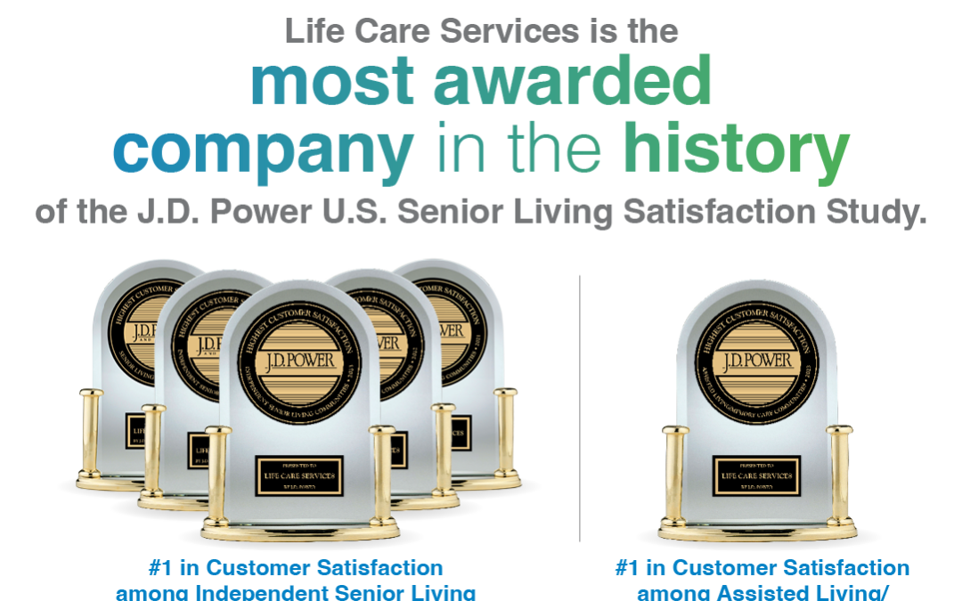 Sagewood’s Management Company becomes J.D. Power’s most awarded brand in the history of its Senior Living Satisfaction Study